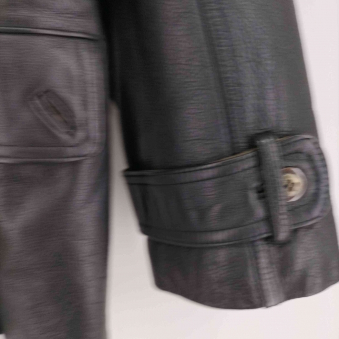 USED古着(ユーズドフルギ) シボ革 カウレザーハーフコート メンズ アウター メンズのジャケット/アウター(レザージャケット)の商品写真