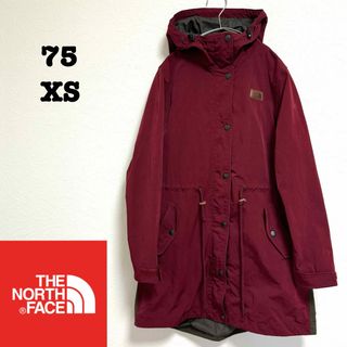 ザノースフェイス(THE NORTH FACE)のノースフェイス トレンチコート ワインレッド レッドレディース XS(トレンチコート)