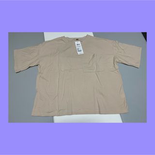 Tシャツ 半袖 ベージュ Lサイズ メンズ シンプル 無地 お洒落 ゆったり(Tシャツ/カットソー(半袖/袖なし))