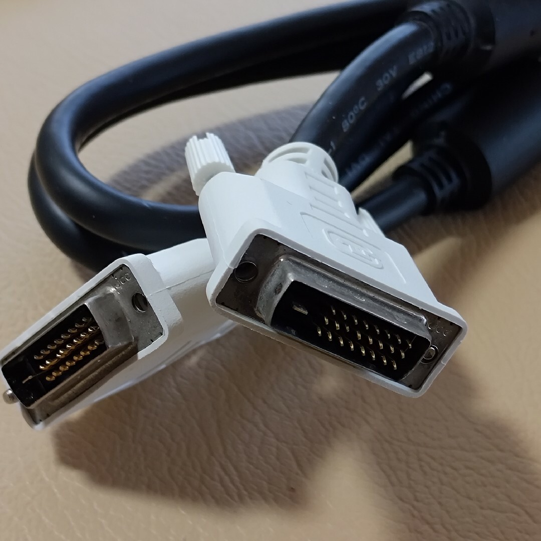 ②Dual Link DVI-D Cable 180㎝ デュアルリンクケーブル スマホ/家電/カメラのPC/タブレット(PC周辺機器)の商品写真