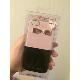 ヴィクトリアズシークレット(Victoria's Secret)の新品 ヴィクトリアズシークレット iPhone6/6S ケース リボン ピンク(iPhoneケース)