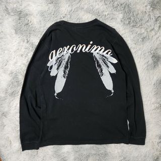 geronimo ロンT 長袖 黒ブラック(Tシャツ/カットソー(七分/長袖))