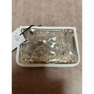 ハーリップトゥ(Her lip to)の【新品未使用】herlipto clear pearl bag(ハンドバッグ)