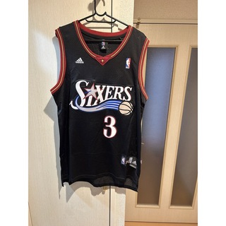 NBA 76ers IVERSON #3 アレン・アイバーソン ユニフォーム(Tシャツ/カットソー(半袖/袖なし))
