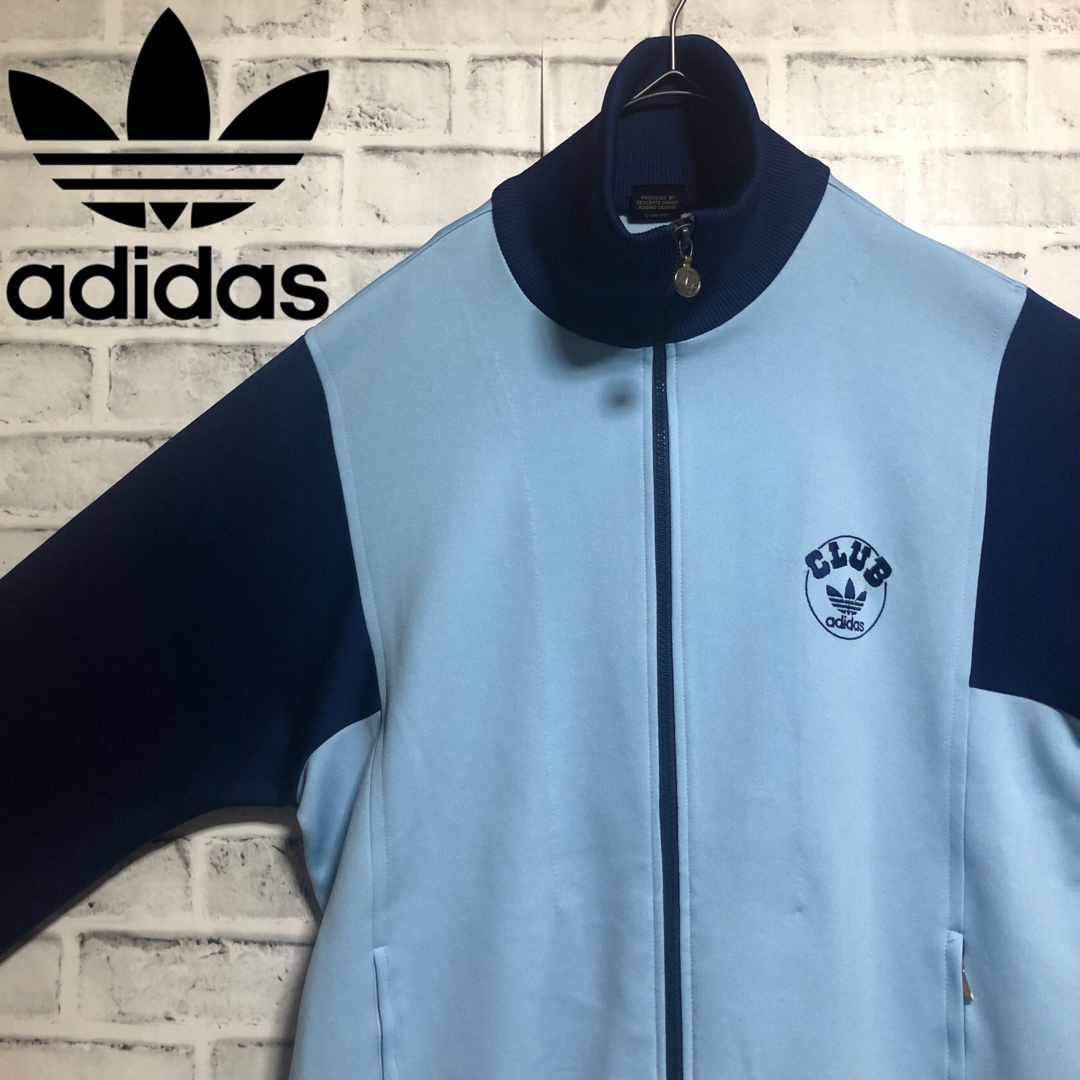 adidas - 希少XL⭐️80s CLUB adidas トラックジャケット 刺繍 adidas - 希少XL⭐️80s CLUB adidas トラックジャケット 刺繍