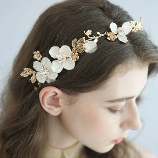 結婚式 コーム ヘアアクセサリー　お呼ばれ　髪飾り　ヘッドドレス　ウェディング