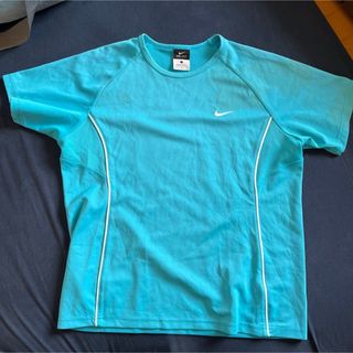 ナイキ(NIKE)のナイキ　テニスウェア　レディース　Lサイズ　水色　ブルー(Tシャツ(半袖/袖なし))