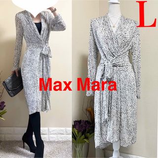 マックスマーラ(Max Mara)のマックスマーラ Max Mara studio イタリア製　ワンピース　L XL(ひざ丈ワンピース)