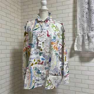 TSUMORI CHISATO - ツモリチサト  ニコアンド コラボ 新品 ハッピースタッフ シャツ 羽織