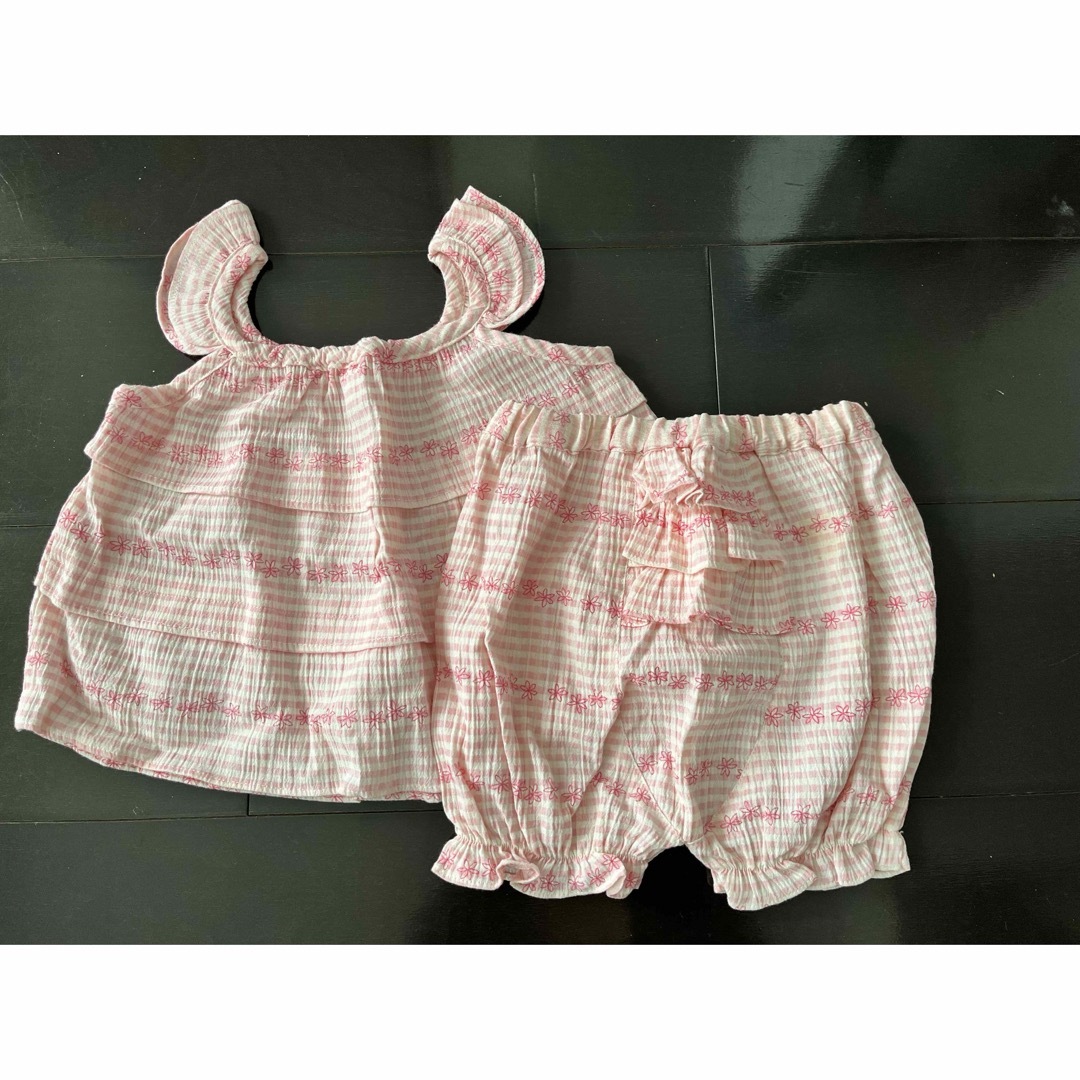 90cm 上下2点セット キッズ/ベビー/マタニティのキッズ服女の子用(90cm~)(パンツ/スパッツ)の商品写真