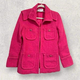 シャネル(CHANEL)のchanel tweed blazer pink(テーラードジャケット)