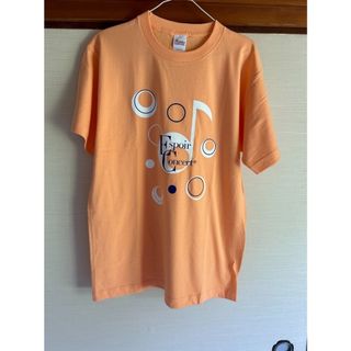 【人気商品】Tシャツ　音楽　音符　メンズ　オレンジ　九州交響楽団(Tシャツ/カットソー(半袖/袖なし))