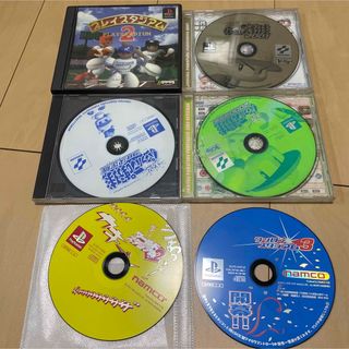 プレイステーション(PlayStation)の実況パワフルプロ野球2000 決定版他説明書なしソフト6本セット(家庭用ゲームソフト)