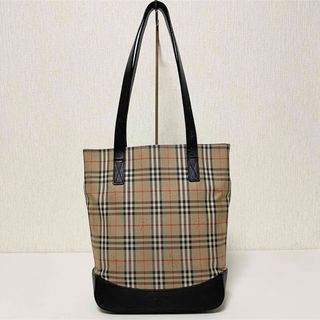 BURBERRY バーバリー 肩掛け トートバッグ ノバチェック シャドーホース