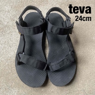 テバ(Teva)のteva/テバ☻スポーツサンダル ユニバーサル 黒 24.0cm(サンダル)