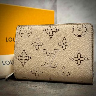 ルイヴィトン(LOUIS VUITTON)の新品同様 最新モデル⭐️ルイヴィトン マヒナ ポルトフォイユ クレア ベージュ系(財布)