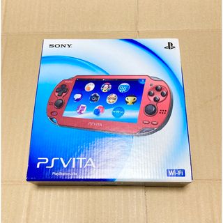 プレイステーションヴィータ(PlayStation Vita)の【新品未使用品】PS Vita PCH-1000ZA03 コズミックレッド(携帯用ゲーム機本体)