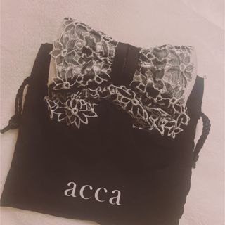 acca - 未使用🌟acca バレッタ リボン お団子