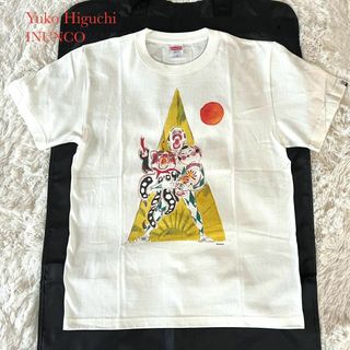 ヒグチユウコ(ヒグチユウコ)の未使用 ヒグチユウコ×犬ん子 ギュスターヴくんコラボTシャツ M(Tシャツ(半袖/袖なし))