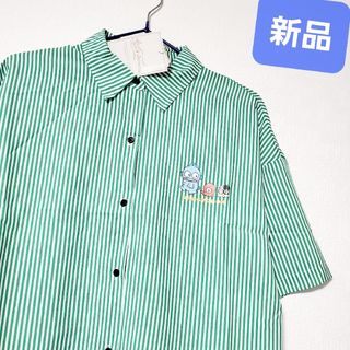 サンリオ - 新品 ハンギョドン 半袖 シャツ サンリオ Tシャツ ブラウス 半シャツ