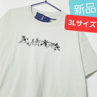 新品 ディズニー Tシャツ ミッキー 刺繍 ミニーちゃん ドナルド フルート