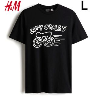 エイチアンドエム(H&M)の新品 H&M × キースヘリング コラボ Tシャツ L(Tシャツ/カットソー(半袖/袖なし))