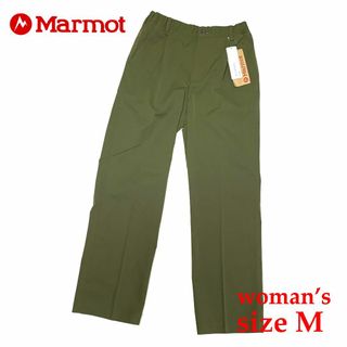 マーモット(MARMOT)の新品　Mサイズ　マーモット ウィメンズ リッジ トラウザー パンツ　グリーン(カジュアルパンツ)