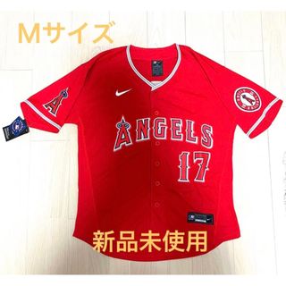 大谷翔平　エンゼルスユニフォーム　赤　レッド　Ｍサイズ【タグ付・新品未使用】(ウェア)