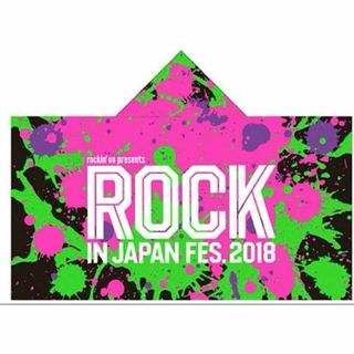 【即発送可】ROCK IN JAPAN フード付きタオル 2018(その他)