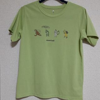 モンベル(mont bell)のモンベル　Tシャツ　鳥獣戯画　鳥獣キャンプ　Lサイズ(Tシャツ(半袖/袖なし))