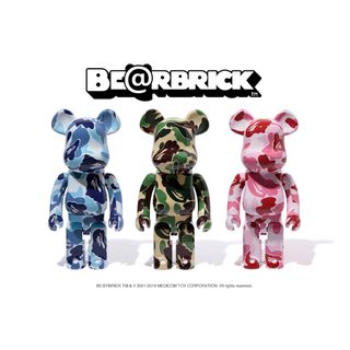 MEDICOM TOY - Bape Be@rbrick ABC Camo  1000% 3点セット