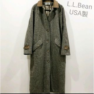 L.L.Bean - ★USA製★L.L.Bean ウールロングコート ヴィンテージ 古着