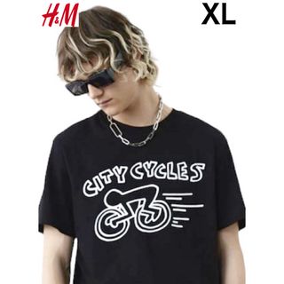 エイチアンドエム(H&M)の新品 H&M × キースヘリング コラボ Tシャツ XL(Tシャツ/カットソー(半袖/袖なし))