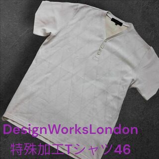 デザインワークス(DESIGNWORKS)のデザインワークス　DesignWorks　ひし形　チェック　Tシャツ46(Tシャツ(半袖/袖なし))