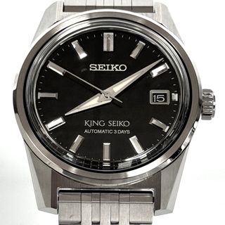 セイコー(SEIKO)の【美品】セイコー　キングセイコー　SDKS021　6R55-00B0　セイコーウォッチサロン専用モデル　自動巻　デイト表示　黒(腕時計(アナログ))