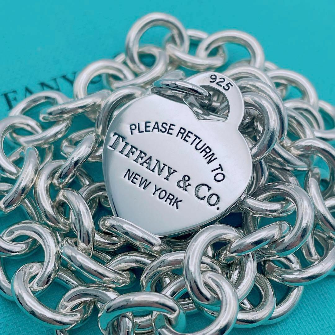 Tiffany & Co.(ティファニー)の【極美品】Tiffany & Co. チョーカー　ハートタグ　リターントゥ　刻印 レディースのアクセサリー(ネックレス)の商品写真