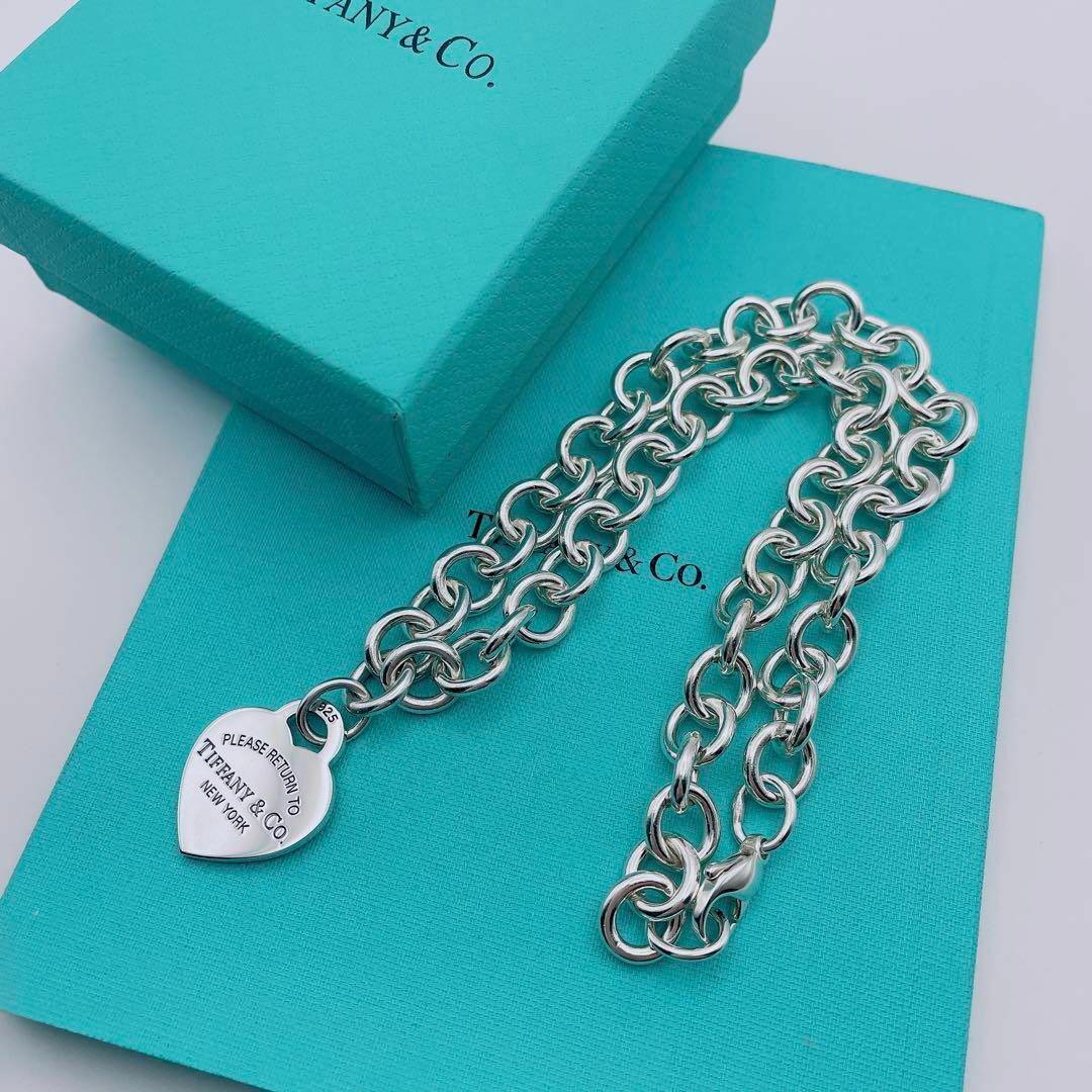 Tiffany & Co.(ティファニー)の【極美品】Tiffany & Co. チョーカー　ハートタグ　リターントゥ　刻印 レディースのアクセサリー(ネックレス)の商品写真