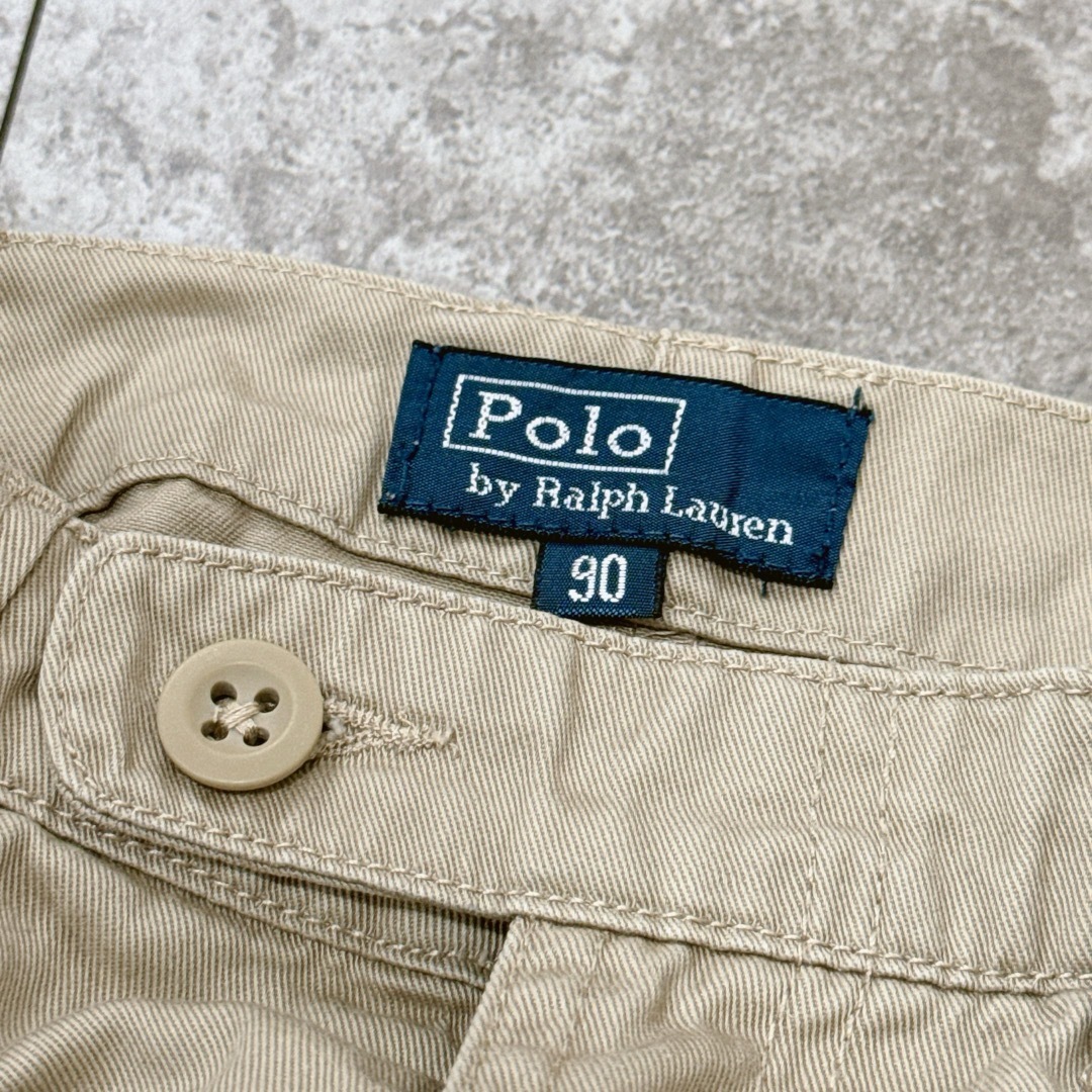 Ralph Lauren(ラルフローレン)のラルフローレン polo 短パン ベージュ キッズ 90cm キッズ/ベビー/マタニティのキッズ服男の子用(90cm~)(パンツ/スパッツ)の商品写真