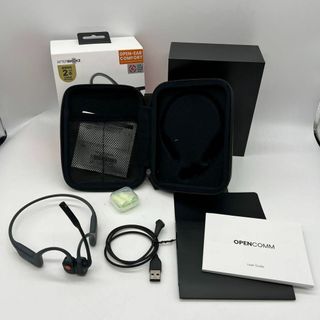 アフターショックス(AFTERSHOKZ)のAFTERSHOKZ OPENCOMM SLATE GRAY(ヘッドフォン/イヤフォン)