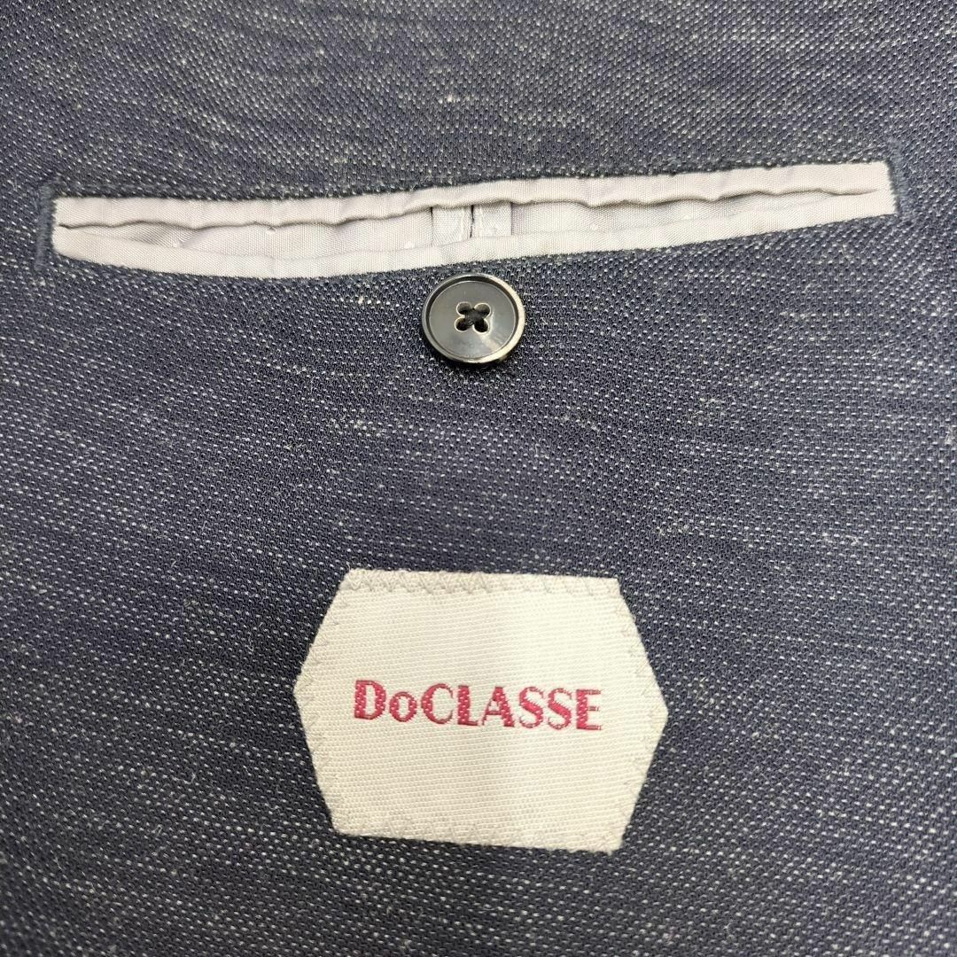 DoCLASSE(ドゥクラッセ)の【美品】DoCLASSE　ドゥクラッセ　洗えるリネン混紡　テーラードジャケット メンズのジャケット/アウター(テーラードジャケット)の商品写真