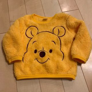 ディズニー(Disney)の新品　くまのプーさんもこもこトレーナー　ディズニー　90(Tシャツ/カットソー)