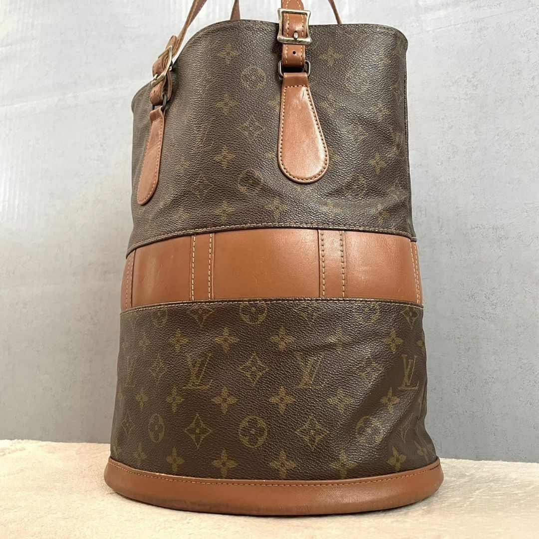 LOUIS VUITTON(ルイヴィトン)の美品 ルイヴィトン バケットGM トートバッグ モノグラム バケツ型 USA製 レディースのバッグ(トートバッグ)の商品写真