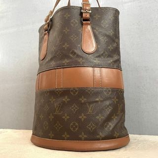 ルイヴィトン(LOUIS VUITTON)の美品 ルイヴィトン バケットGM トートバッグ モノグラム バケツ型 USA製(トートバッグ)