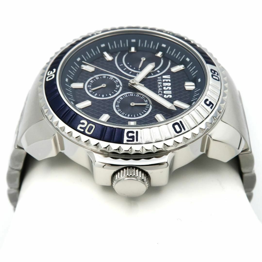 VERSUS(ヴェルサス)のおしゃれ ヴェルサーチ メンズ 腕時計 高級 クロノグラフ クォーツ ブルー メンズの時計(腕時計(アナログ))の商品写真