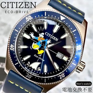 シチズン(CITIZEN)の新品CITIZEN/シチズン ドナルドダック メンズ腕時計ディズニー ソーラー(腕時計(アナログ))