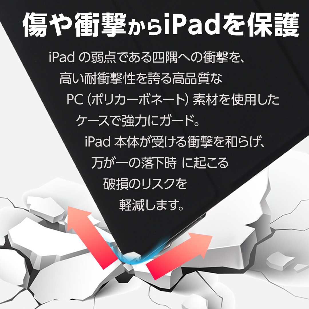 iPad カバー　ケース　第5世代　第6世代　Air Air2 9.7インチ スマホ/家電/カメラのスマホアクセサリー(iPadケース)の商品写真