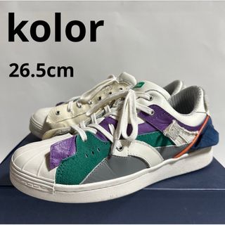 カラー(kolor)のKolor / Cowhide canvas sneaker スニーカー(スニーカー)