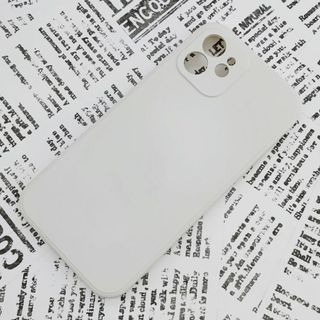 iPhone 12 シリコンケース (05) ホワイト