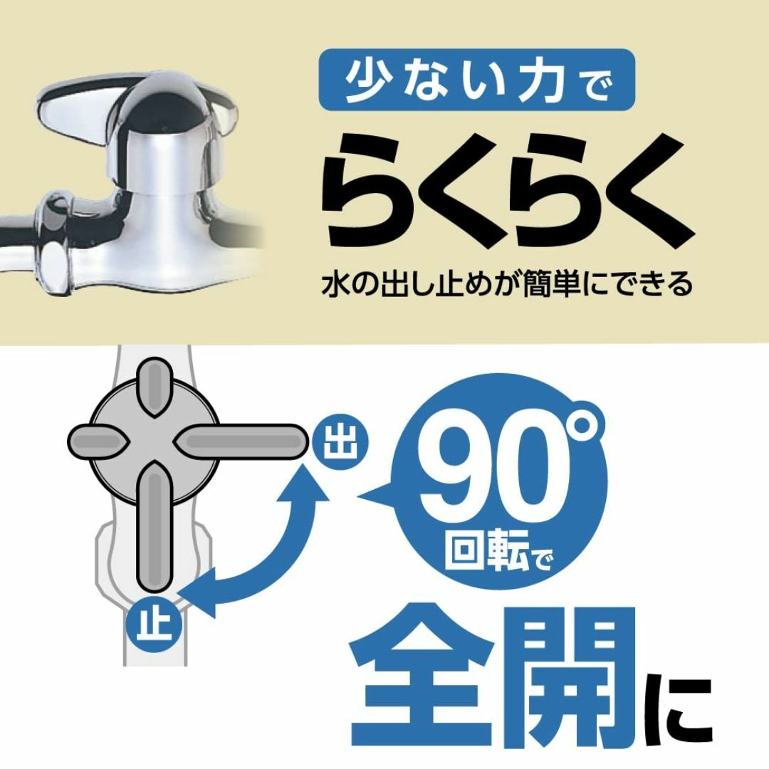 SANEI ミニセラ立形ツル首自在水栓 レバーハンドル 90度開閉 JA565- インテリア/住まい/日用品のキッチン/食器(その他)の商品写真