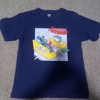 ユニクロ(UNIQLO)のUNIQLO　マーベルTシャツ　140(Tシャツ/カットソー)